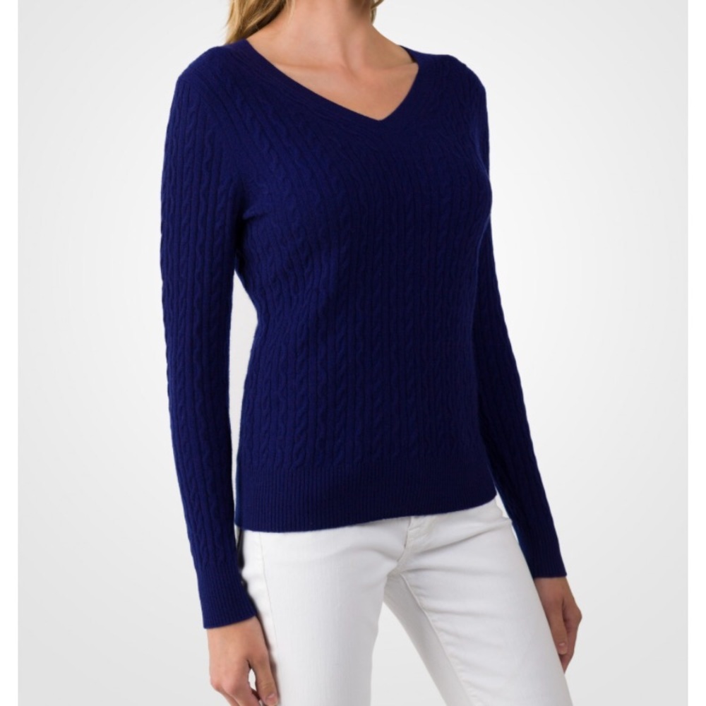 Equipment Women’s Cashmere Cableknit Sweater Small